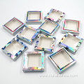 butterfly holographic lash packaging square eyelash boxes